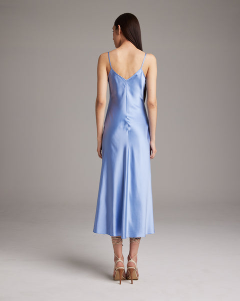 V-neck slip dress with adjustable straps
