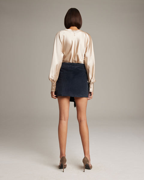 Diamante Mini Wrap Skirt – VOZ Apparel