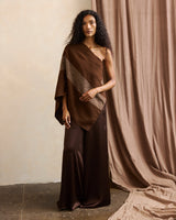 One Shoulder Draped Lineas Top