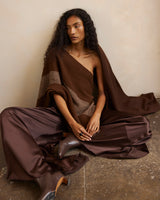 One Shoulder Draped Lineas Top