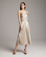 VOZ V-NECK SLIP DRESS