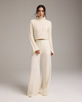 Ribbed Cropped Sweater