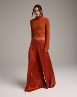 Ribbed Cropped Sweater