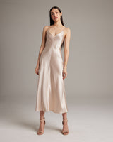 VOZ V-NECK SLIP DRESS