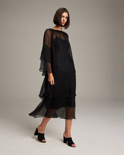 Cascade Dress Black / Small Cascade Dress Black / Small