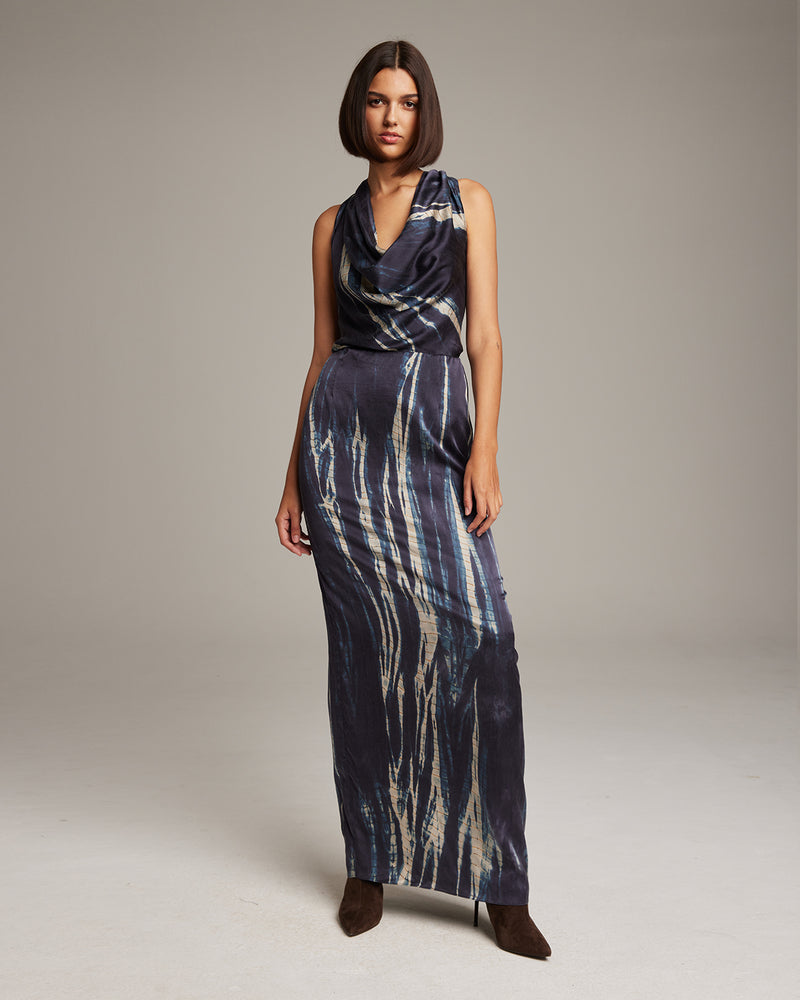 Midnight Tie Dye Convertible Dress / Skirt