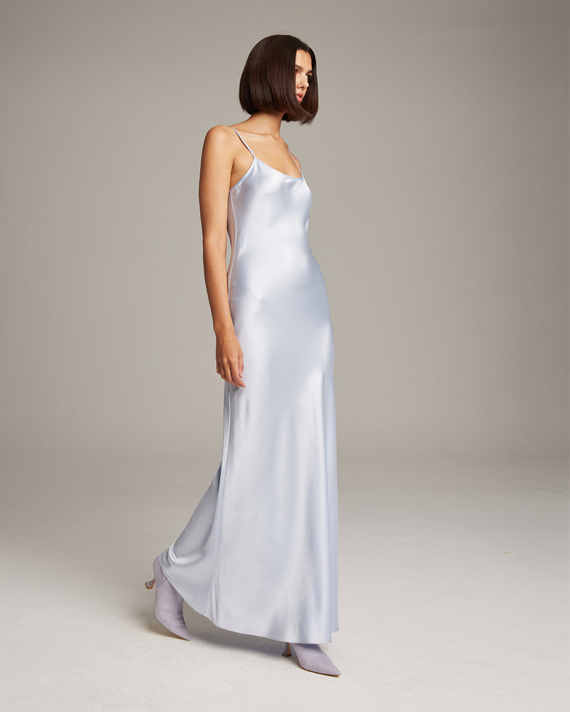 Liquid Silk Slipdress - Core Navy / X-Small Liquid Silk Slipdress - Core Navy / X-Small
