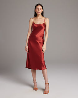 VOZ MIDI SLIP DRESS - CORE