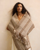 Chevron Shawl in Plant Dyed Wool