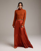 Ribbed Cropped Sweater