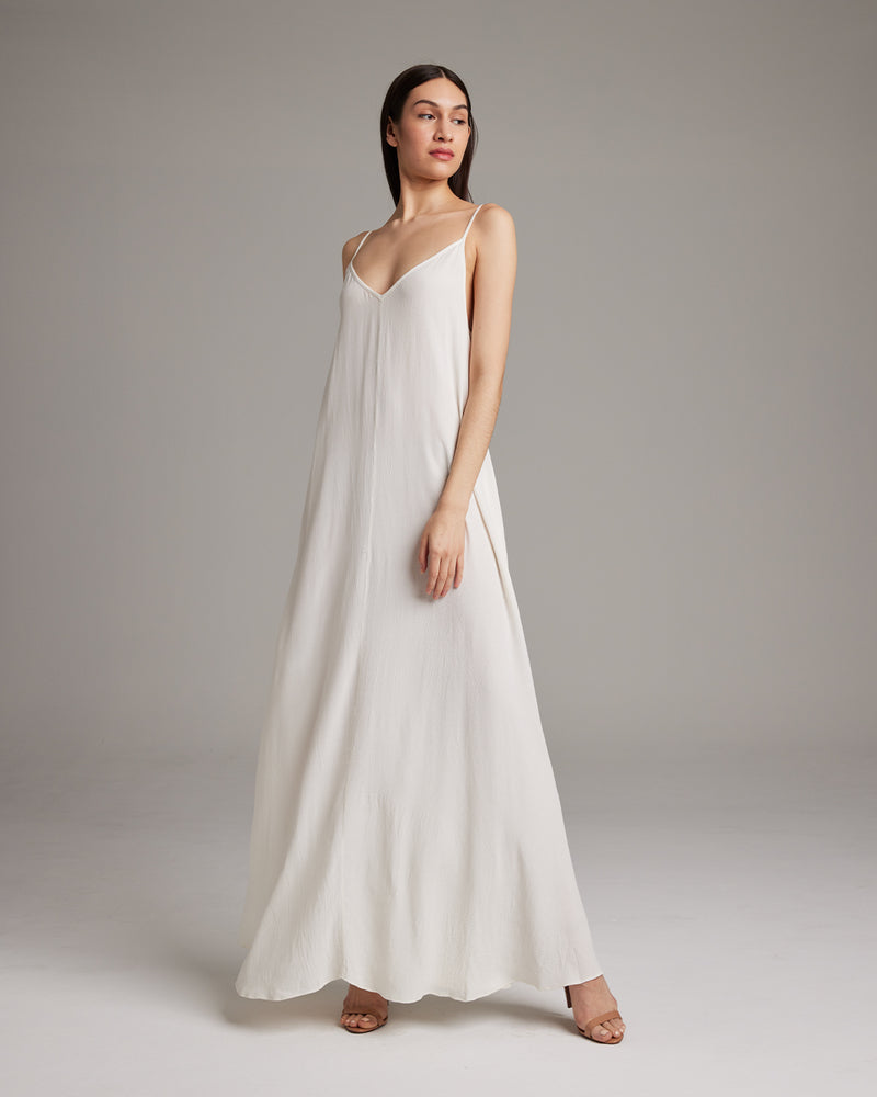 Gown Flowy Slip Dress Parachute Slip Dress Ivory Medium Gown Flowy Slip Dress Parachute Slip Dress Ivory Medium