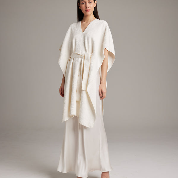 Textured Cotton Solid Kaftan