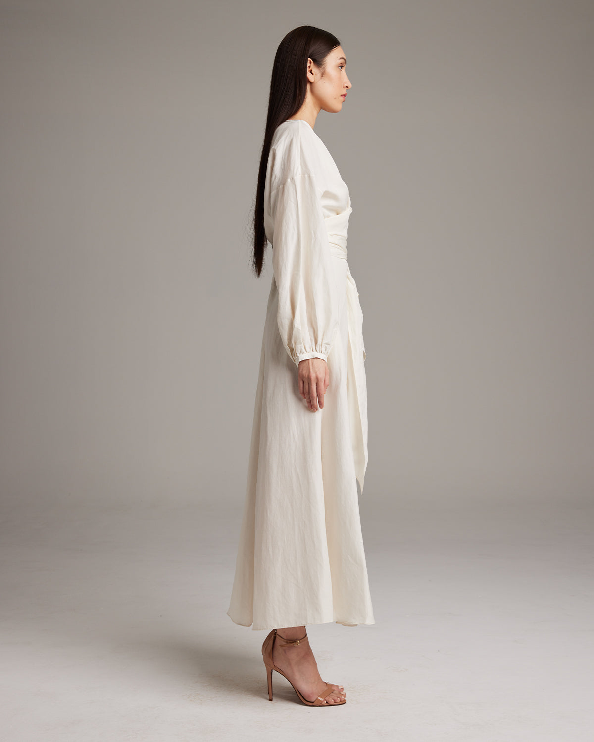 Peasant Blouse Dress Ivory / Small Peasant Blouse Dress Ivory / Small
