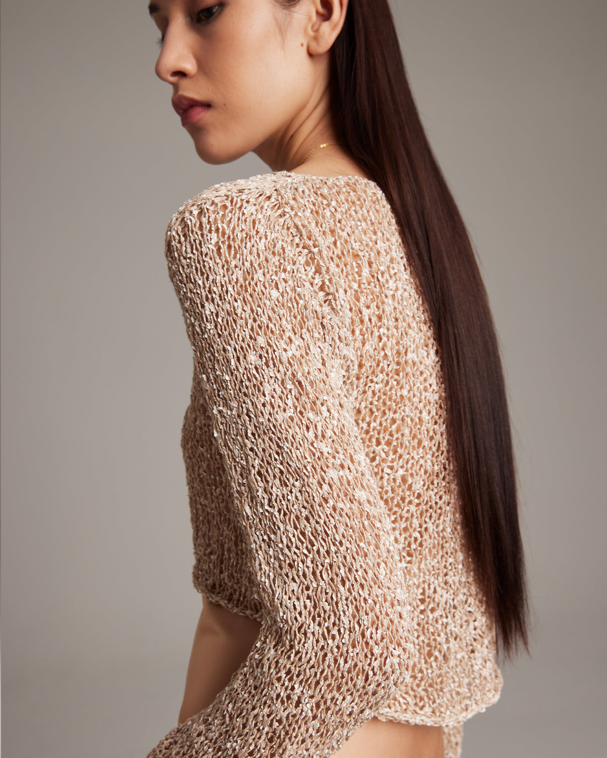 5PaintedLooseKnitCropSweaterin
