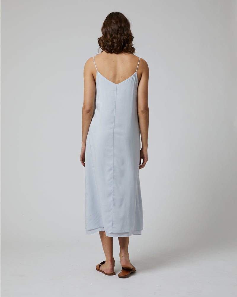 chiffon double layer slip dress Vince Chiffon Layered Slip Dress
