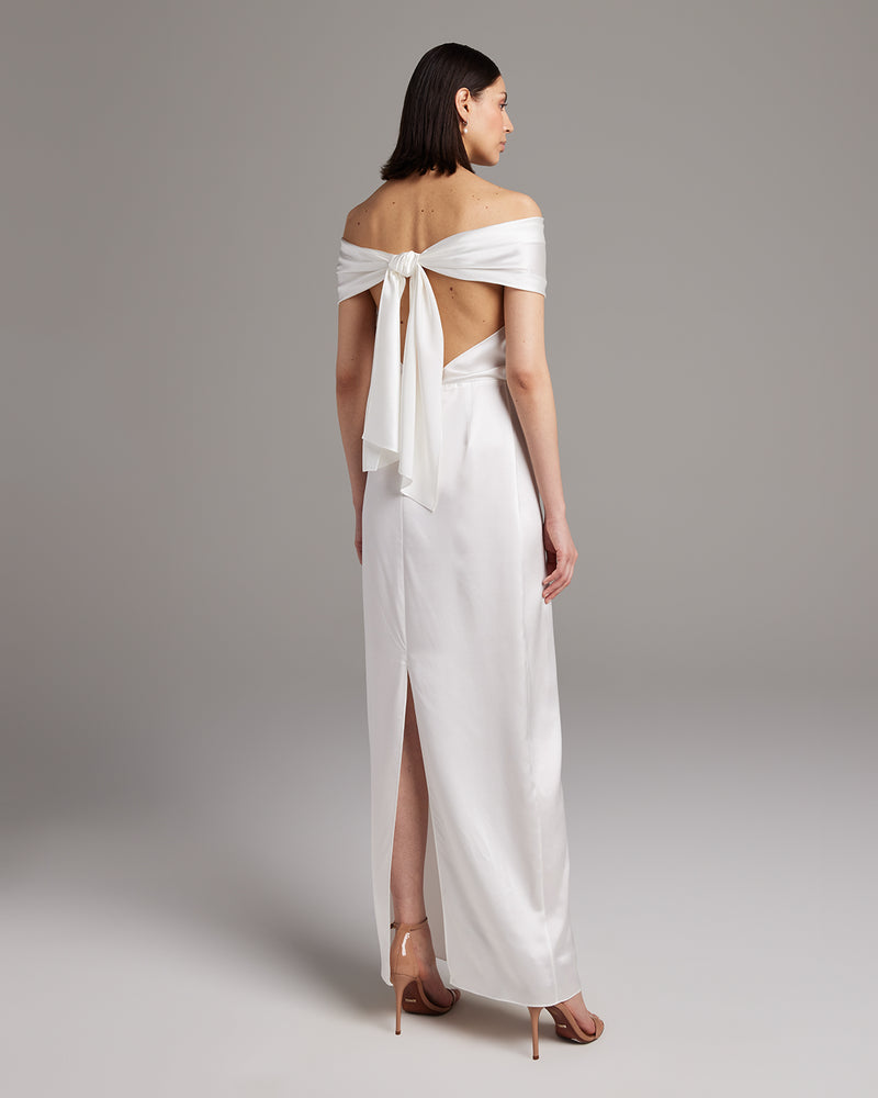 convertible halter dress Bridal Convertible Halter Dress Ivory / X-Large