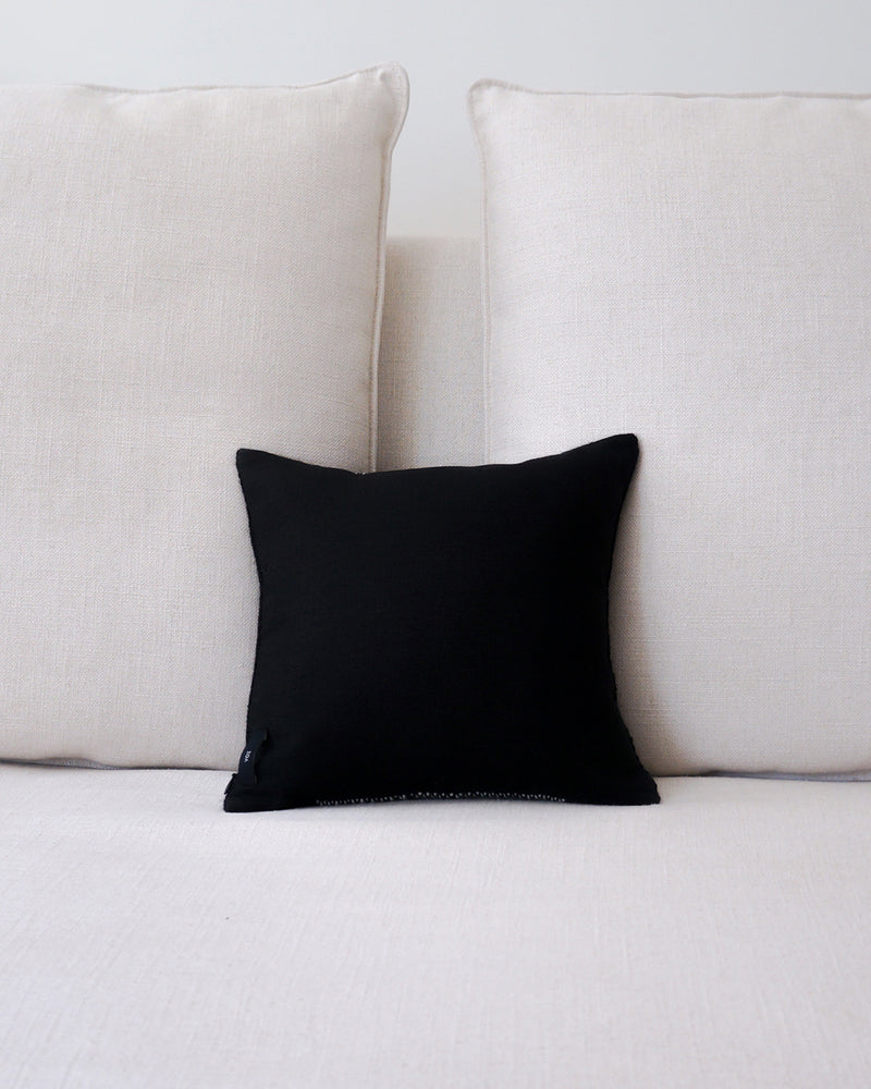 Diamante Square Textile Small Pillow in Black – VOZ Apparel