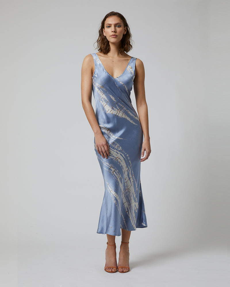 Double V Tie Dye Dress VOZ Apparel Double V Tie Dye Dress VOZ Apparel