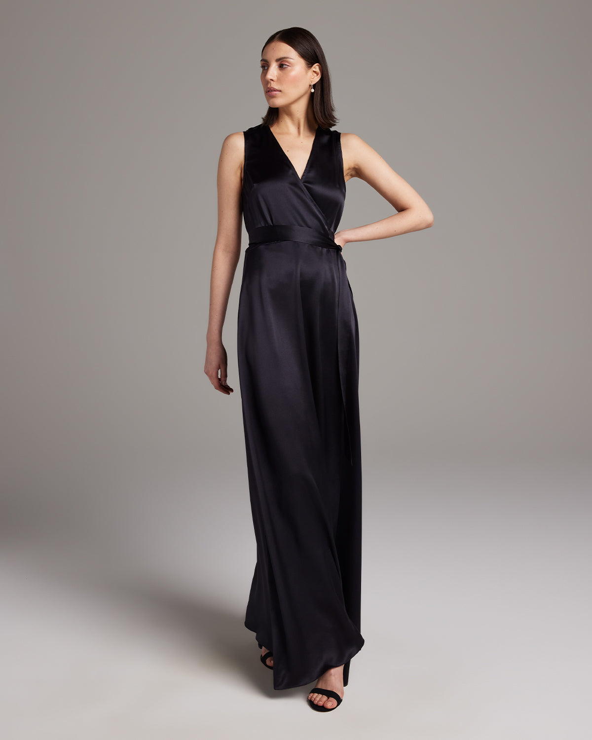 Frontward Wrap Dress Gold / Medium