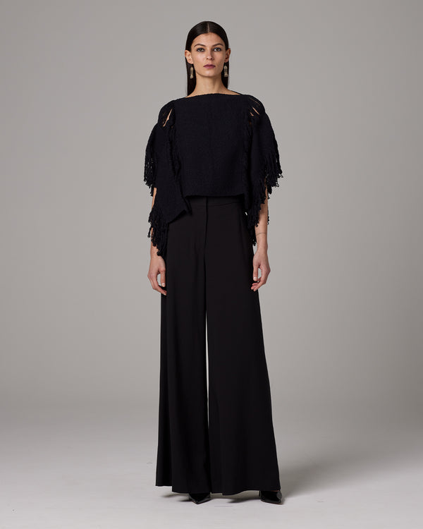 Lace Fringe Crop Top