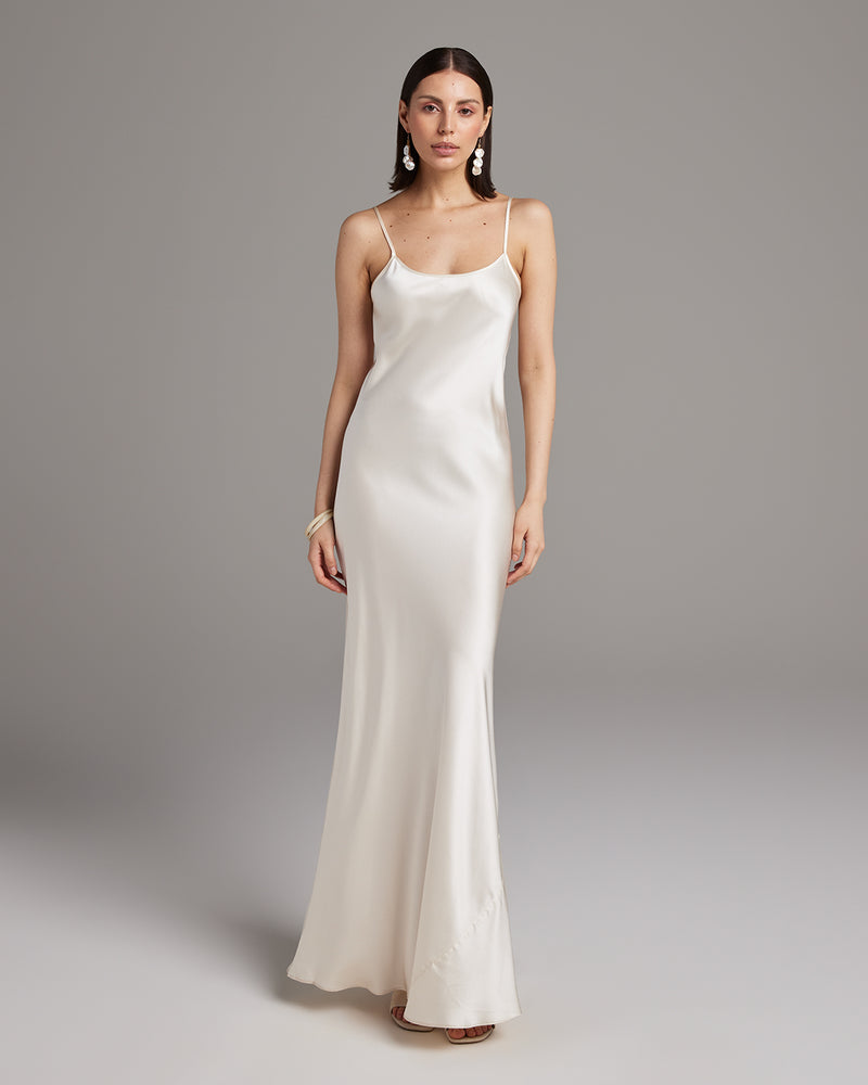 Bridal Liquid Slipdress Ivory / Medium Bridal Liquid Slipdress Ivory / Medium